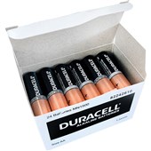 DURACELL COPPERTOP BATTERY ALKALINE MN1500 SIZE AA PACK 24