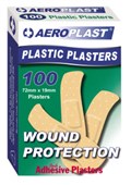 AEROPLAST PLASTERS PLASTIC W72 X L19MM BOX 100