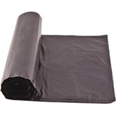 HARVEYS RUBBISH BAG 25MU W600 X H325 X D1200MM BLACK PACK 30