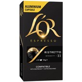 LOR ESPRESSO COFFEE CAPSULES RISTRETTO BOX 10