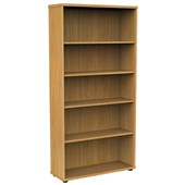 ERGOPLAN BOOKCASE 4 SHELVES W900 X D315 X H1800MM TAWA