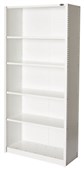 EUROPLAN SHELVING 4 SHELVES ADJUSTABLE W945 X D405 X H2000MM SILVER QUILL