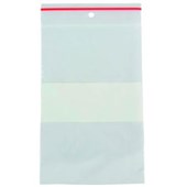 MINI GRIP PLASTIC BAG RESEALABLE WRITE ON PANEL 40MU W100 X L155MM PACK 100