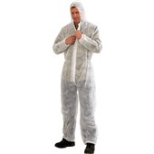 PROCHOICE COVERALL DISPOSABLE DOW POLYPROPYLENE 4XL WHITE