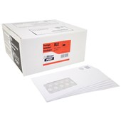 CUSTOM PRINT ENVELOPE POSTAGE INCLUDED WINDOW DLE BOX 500