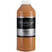 CHROMACRYL STUDENTS ACRYLIC PAINT 1L RAW SIENNA