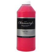 CHROMACRYL STUDENTS ACRYLIC PAINT 1L COOL RED