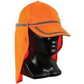 ESKO BASEBALL CAP WITH CAP DECK SUN SHIELD HI VIS ORANGE