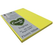 TROPHEE COLOURED PAPER A4 80GSM FLUORO YELLOW PACK 100