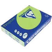 TROPHEE COLOURED PAPER A4 80GSM BRIGHT GREEN PACK 500