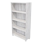 ZEALAND BOOKCASE 3 SHELVES W800 X D300 X H1500MM WITH 50MM FEET NORDIC PINE