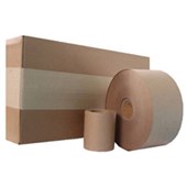 POMONA 6 STRAND KRAFT PAPER WATER ACTIVATED GUMMED TAPE 70MM X 165M BROWN