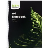 ICON SPIRAL NOTEBOOK A4 SOFT COVER 120 PAGE