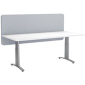 BOYD VISUALS ACOUSTIC MODESTY PANEL DESK SCREEN L1800 X H600MM LIGHT GREY