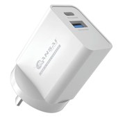 SANSAI DUAL PORT USB USB C  A WALL CHARGER 20W