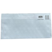 DLE E20E ENVELOPE POSTAGE INCLUDED WINDOW SELF SEAL PACK 25