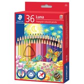 STAEDTLER LUNA TRI COLOURED PENCILS PACK 36