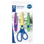 STAEDTLER CONTOUR SCISSORS PACK 3 BLADES