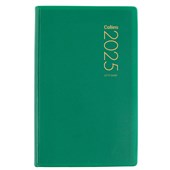 COLLINS DIARY POCKET A71P W74 X L105MM GREEN DAY PER PAGE ODD YEAR