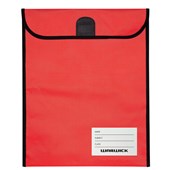 WARWICK HOMEWORK BAG HOOK AND LOOP W290 X H360MM LARGE RED