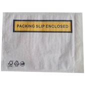 POMONA ECO PAPER LABELOPE HIGH ADHESION SELFADHESIVE PACKING SLIP ENCLOSED W115 X L150MM BOX 1000