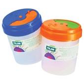 MILAN PAINT POT WITH SLIDE LID ASSORTED COLOURS