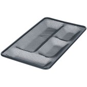 ESSELTE METAL MESH DRAWER TIDY BLACK