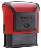 TRODAT PRINTY SELFINKING STAMP 4913 RECTANGLE W 58 X L 22MM RED