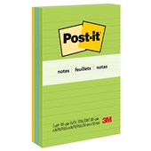 POSTIT 6603AU LINED NOTES 101 X 152MM FLORAL FANTASY PACK 3