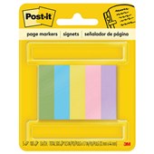 POSTIT 6705AU PAPER PAGE MARKERS 13 X 44MM ASSORTED PACK 5