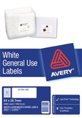 AVERY 938211 L7158 GENERAL USE LABEL LASERINKJET 30UP WHITE PACK 100