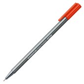 STAEDTLER TRIPLUS 334 FINELINER SUPERFINE PEN 03MM RED