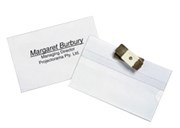 REXEL ID NAME BADGE MAGNETIC PACK 10