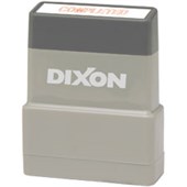 DIXON PREINKED STAMP COMPLETED RED