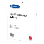 CARVEN FRAMELESS DOCUMENT HOLDER A4 GLASS