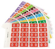 FILECORP COLOURFIND NUMERIC LABEL 3 03FCHCFNUM 40 LABELS