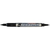 ARTLINE 841T DUAL NIB CDDVD MARKER BULLET 0410MM BLACK