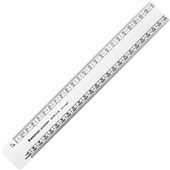 STAEDTLER 961 803AS ACADEMY OVAL SCALE RULER 300MM CLEAR