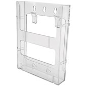 DEFLECTO LIT LOC BROCHURE HOLDER A5 MODULAR SYSTEM FREE STANDINGWALL MOUNT PORTRAIT CLEAR