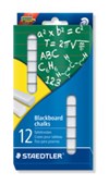 STAEDTLER CHALK DUSTLESS WHITE BOX 12