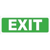 QSI SAFETY SIGN W340 X L120MM EXIT